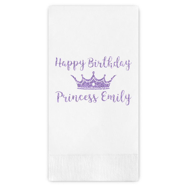 Custom Birthday Princess Guest Towels - Full Color (Personalized)