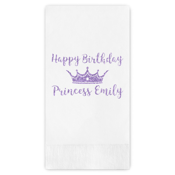 Custom Birthday Princess Guest Paper Towels - Full Color (Personalized)