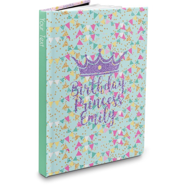Custom Birthday Princess Hardbound Journal - 7.25" x 10" (Personalized)