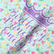 Birthday Princess Hooded Baby Towel- Detail Close Up