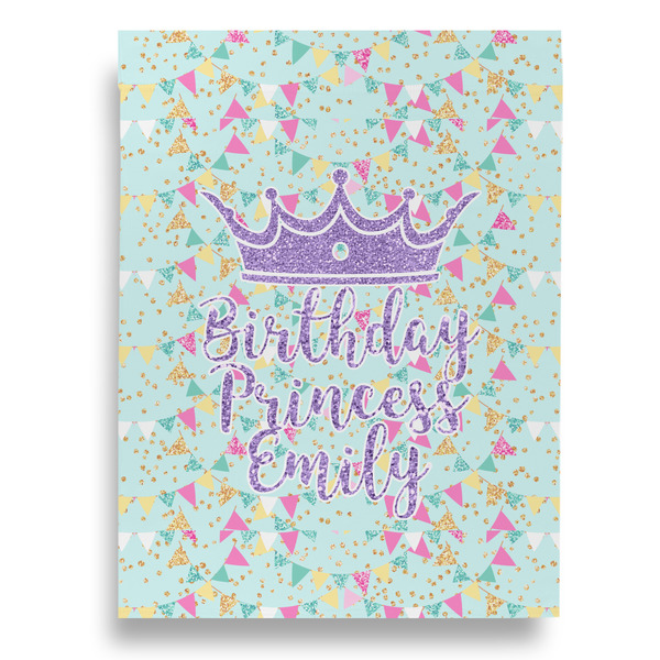 Birthday Princess House Flags - Single Sided - FRONT