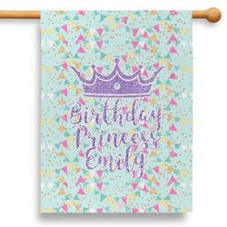 Birthday Princess 28" House Flag - Double Sided (Personalized)