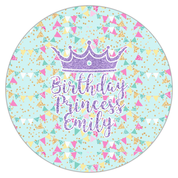 Birthday Princess Icing Circle - Large - Single