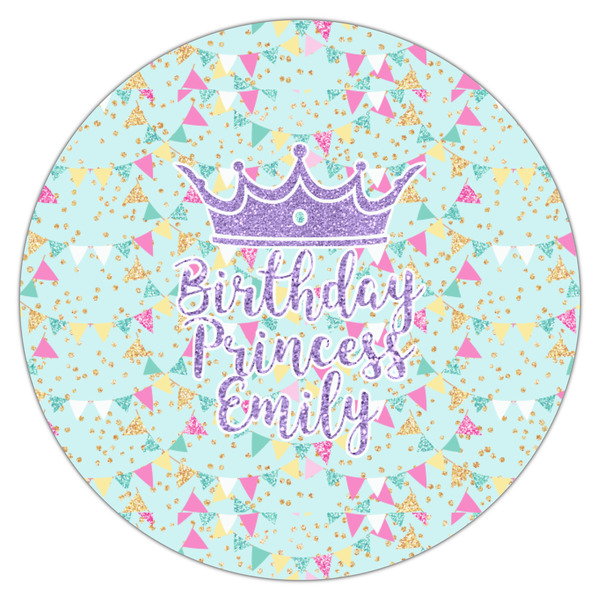 Birthday Princess Icing Circle - Small - Single