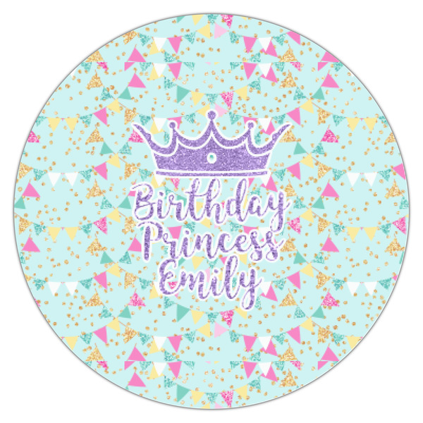Birthday Princess Icing Circle - XSmall - Single