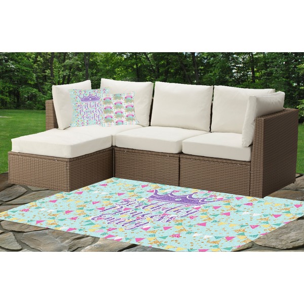 Birthday Princess Indoor / Outdoor Rug & Cushions