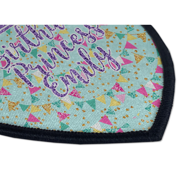 Birthday Princess Iron on Shield 3 Detail