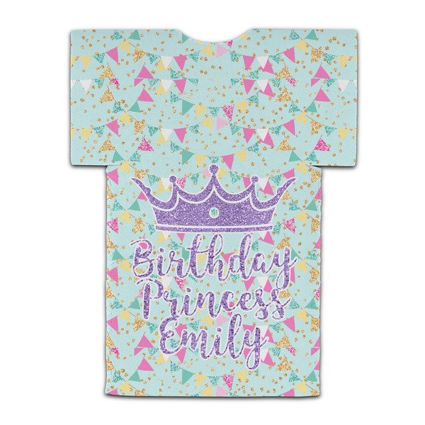 Birthday Princess Jersey Bottle Cooler - BACK (flat)