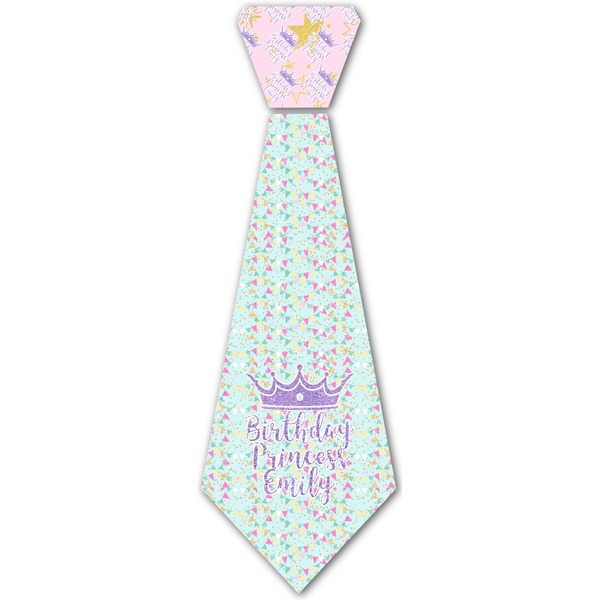 Custom Birthday Princess Iron On Tie (Personalized)