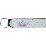 Birthday Princess Neoprene Keychain Fob (Personalized)