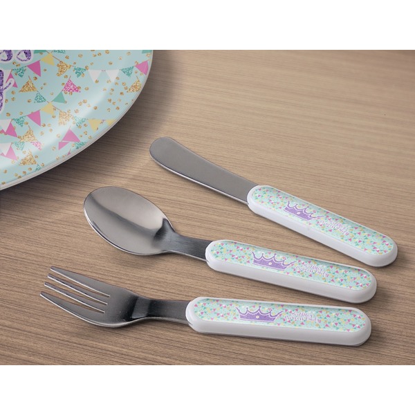 Birthday Princess Kids Flatware w/ Plate
