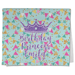 Birthday Princess Kitchen Towel - Poly Cotton w/ Name or Text