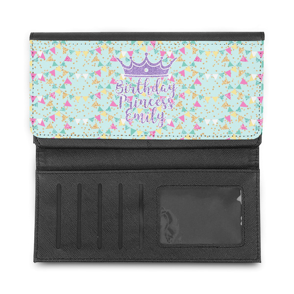 Birthday Princess Ladies Wallet - Half Way Open