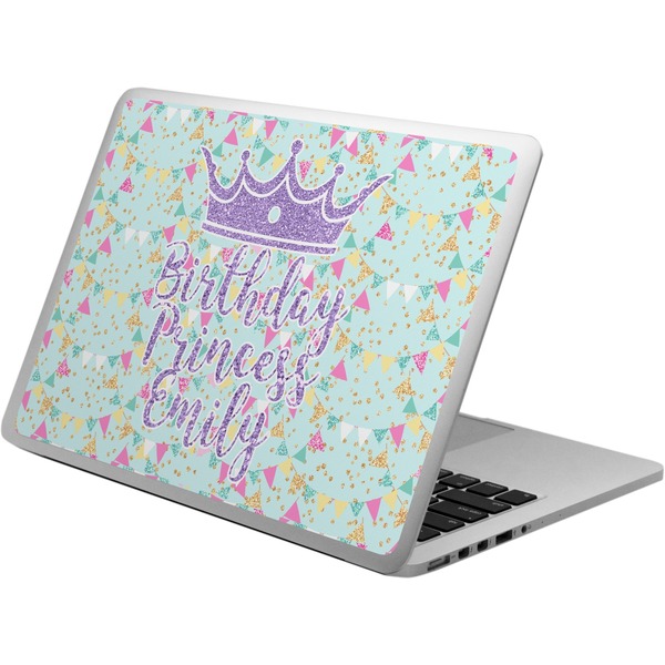 Custom Birthday Princess Laptop Skin - Custom Sized (Personalized)