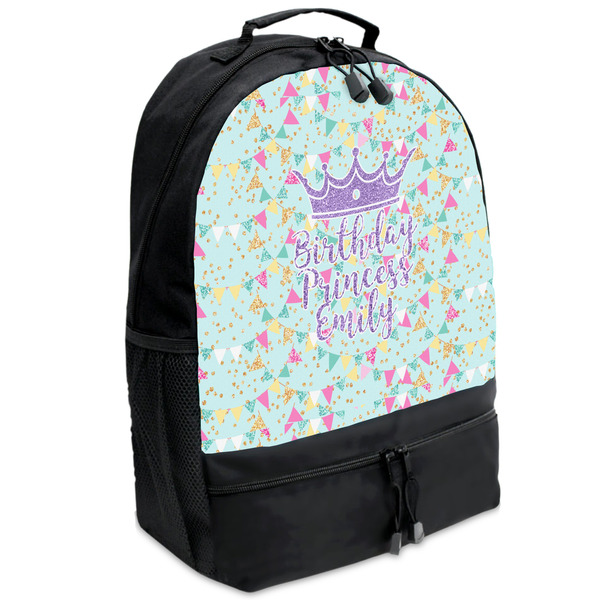 Custom Birthday Princess Backpacks - Black (Personalized)
