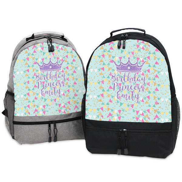 Birthday Princess Large Backpacks - Both