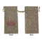 Birthday Princess Large Burlap Gift Bags - Front Approval