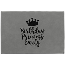 Birthday Princess Large Gift Box w/ Engraved Leather Lid (Personalized)