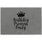 Birthday Princess Large Engraved Gift Box with Leather Lid - Approval