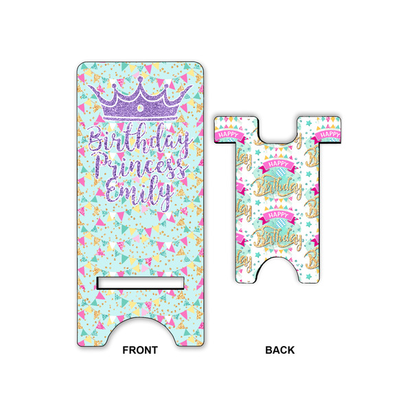 Birthday Princess Large Phone Stand - Front & Back
