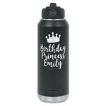 Birthday Princess Water Bottles - Laser Engraved (Personalized)