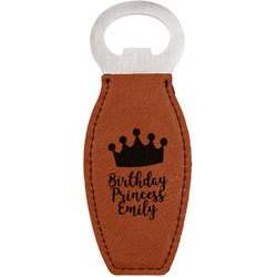 Birthday Princess Leatherette Bottle Opener (Personalized)
