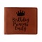 Birthday Princess Leatherette Bifold Wallet (Personalized)