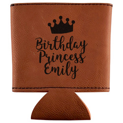 Birthday Princess Leatherette Can Sleeve (Personalized)