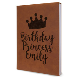 Birthday Princess Leatherette Journal - Large - Single Sided (Personalized)