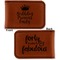 Birthday Quotes and Sayings Leatherette Magnetic Money Clip - Front and Back