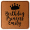 Birthday Princess Leatherette Patches - Square