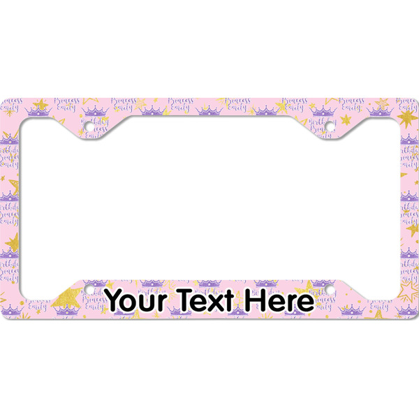 Custom Birthday Princess License Plate Frame - Style C (Personalized)
