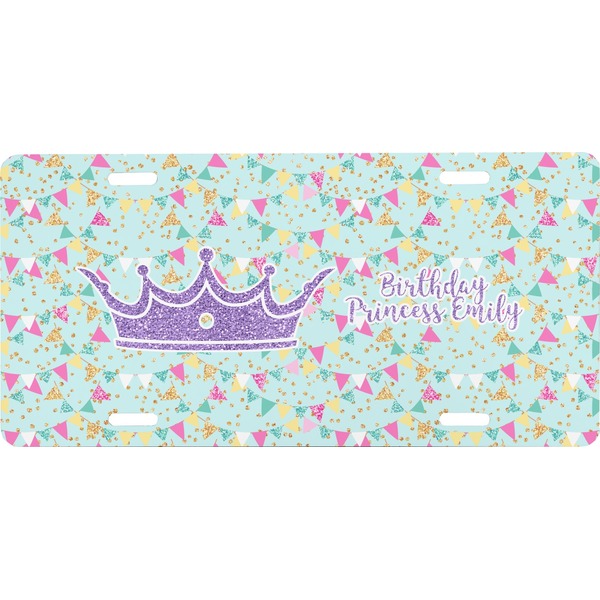 Custom Birthday Princess Front License Plate (Personalized)