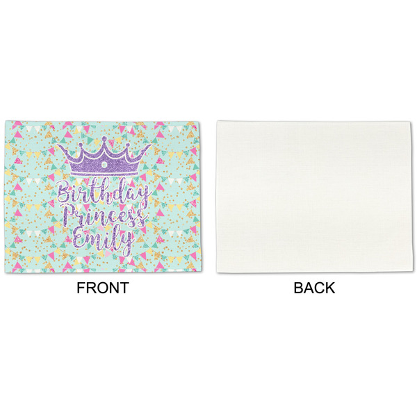 Birthday Princess Linen Placemat - APPROVAL Single (single sided)