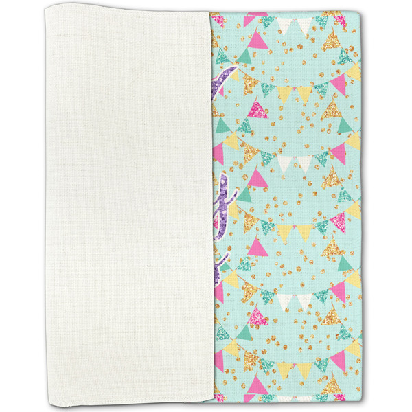 Birthday Princess Linen Placemat - Folded Half