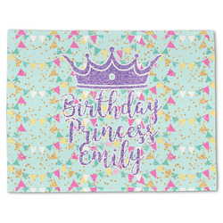 Birthday Princess Single-Sided Linen Placemat - Single w/ Name or Text