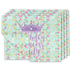 Birthday Princess Linen Placemat w/ Name or Text