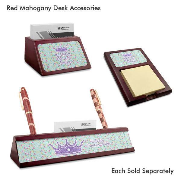 Birthday Princess Mahogany Desk Accessories