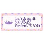 Birthday Princess Return Address Labels (Personalized)