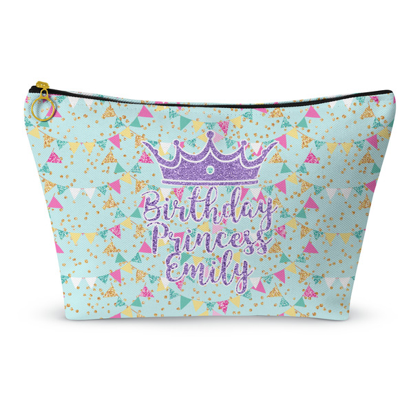 Custom Birthday Princess Makeup Bag - Large - 12.5"x7" (Personalized)