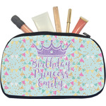 Birthday Princess Makeup / Cosmetic Bag - Medium (Personalized)