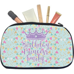 Birthday Princess Makeup / Cosmetic Bag - Medium (Personalized)