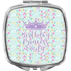 Birthday Princess Compact Makeup Mirror (Personalized)