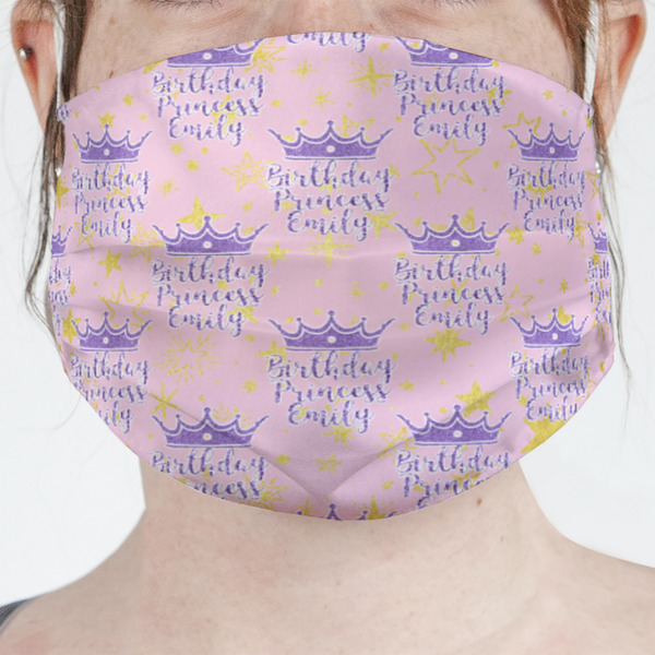 Custom Birthday Princess Face Mask Cover (Personalized)