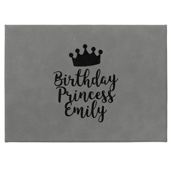 Birthday Princess Medium Gift Box w/ Engraved Leather Lid (Personalized)
