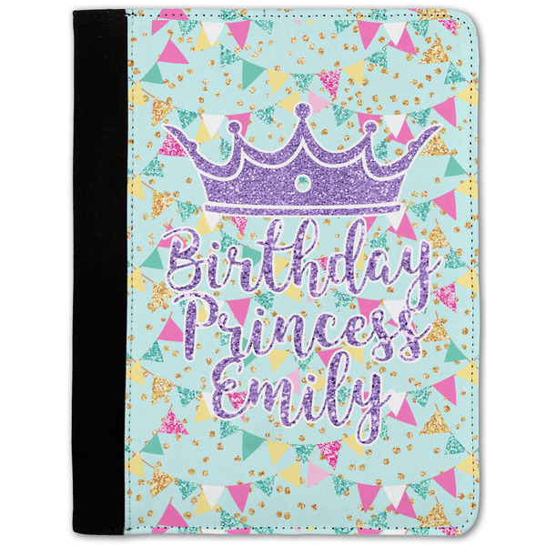 Custom Birthday Princess Notebook Padfolio w/ Name or Text
