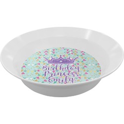 Birthday Princess Melamine Bowl - 12 oz (Personalized)