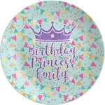 Birthday Princess Melamine Salad Plate - 8" (Personalized)