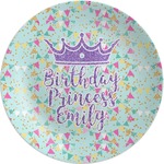 Birthday Princess Melamine Plate (Personalized)