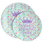 Birthday Princess Melamine Plate (Personalized)
